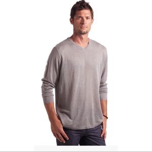 Island Company mens knit v-neck sweater